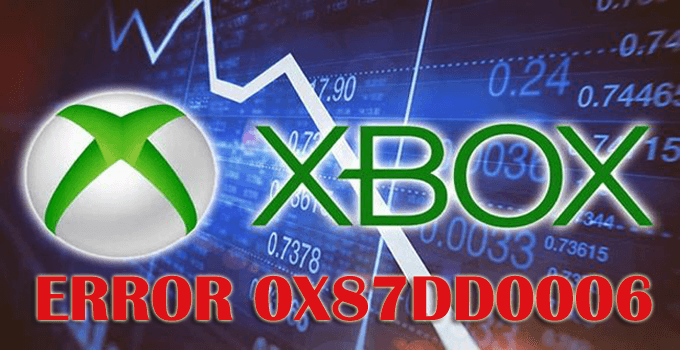 Błąd logowania do konsoli Xbox 0x87dd0006