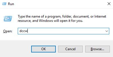 Windows 10 dccw