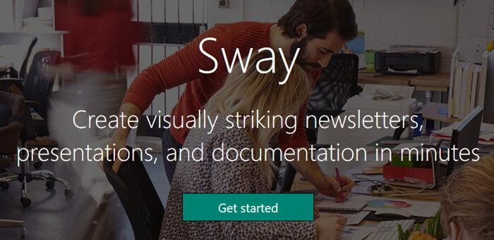 sway website microsoft sway wygrał't work