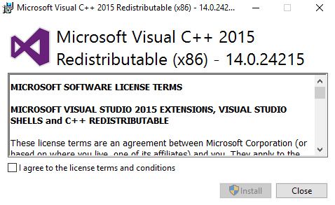 redystrybucyjny Visual C ++