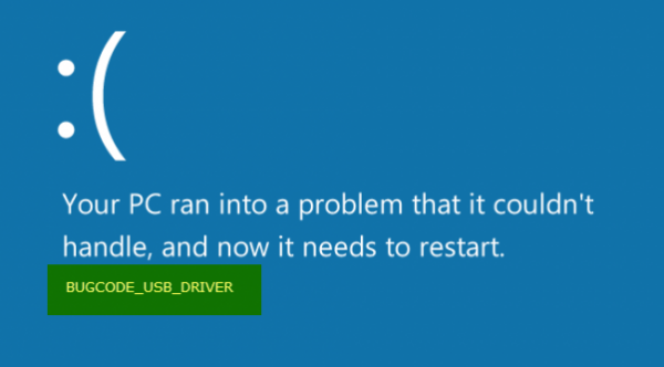BUGCODE_USB_DRIVER