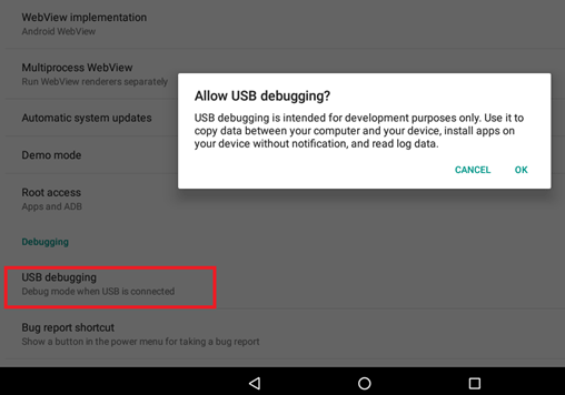 błąd analizy systemu Android