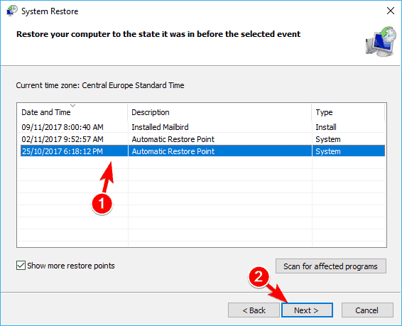 Bad_system_config_info dysk twardy przywróć system z punktu przywracania