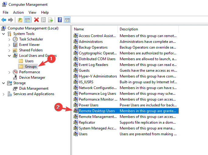 użytkownicy pulpitu zdalnego mogą't connect to Microsoft support server