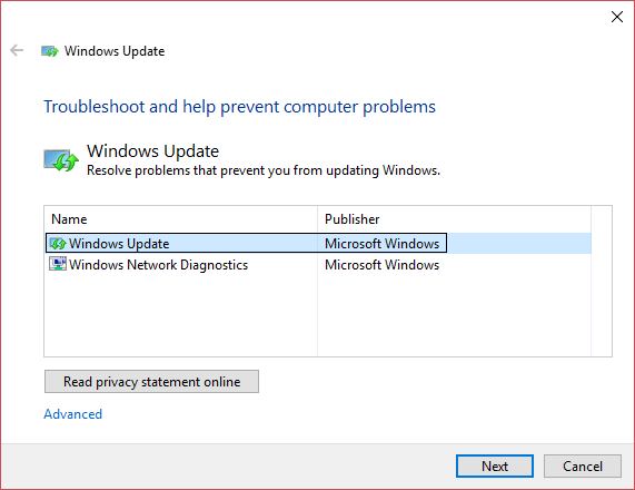 Napraw kod błędu aktualizacji Windows 10 0x800706D9