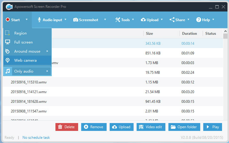 Rejestrator gier Apowersoft dla systemu Windows 10