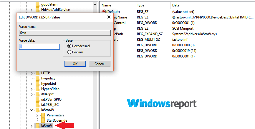 rozruch HDD zamiast SSD iaStrorV