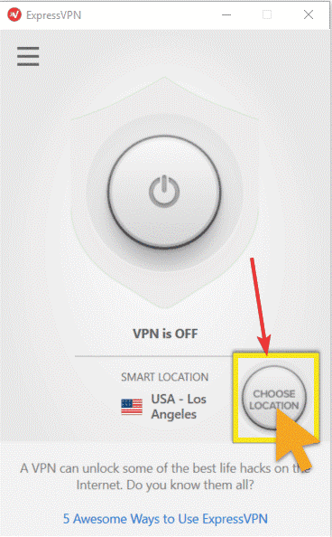 ExpressVPN zablokowany przez Hulu