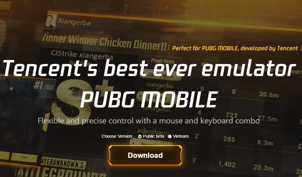 Emulator mobilny Tencent Gaming Buddy PUBG