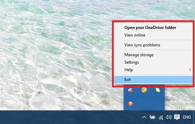 Menu kontekstowe onedrive1