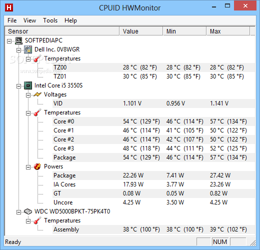 Oprogramowanie HW Monitor do sterowania wentylatorem