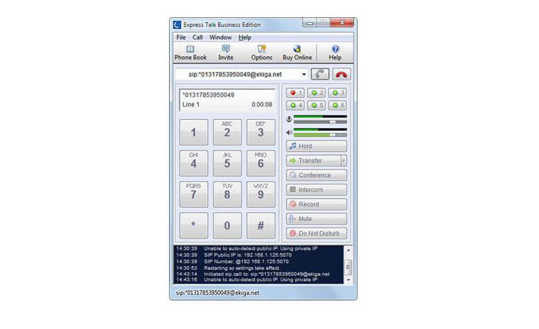 Express Talk VoIP Softphone do gier VoIP