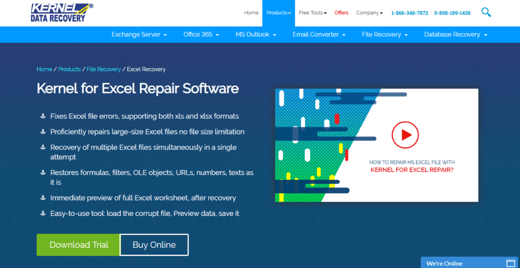 Kernel for Excel Repair - naprawa uszkodzonych dokumentów Excel