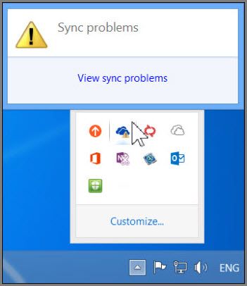 Błąd Windows 8.1 SkyDrive