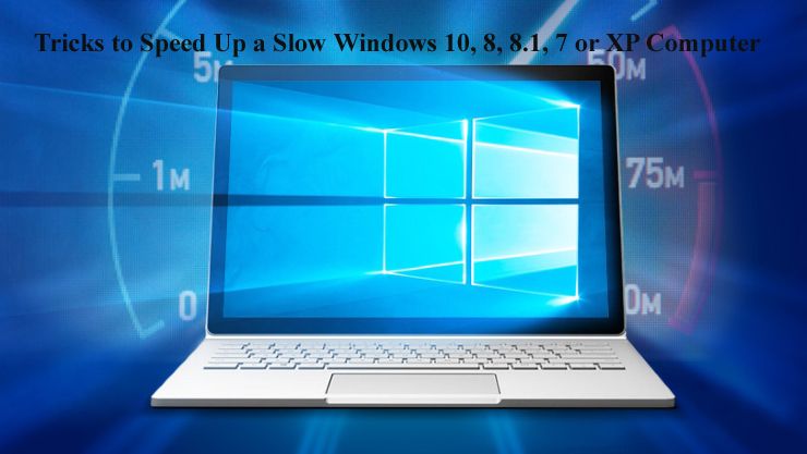 Sztuczki przyspieszające wolny komputer z systemem Windows 10, 8, 8.1, 7 lub XP