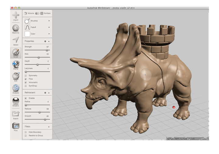 Oprogramowanie do projektowania 3D - Mesmixer