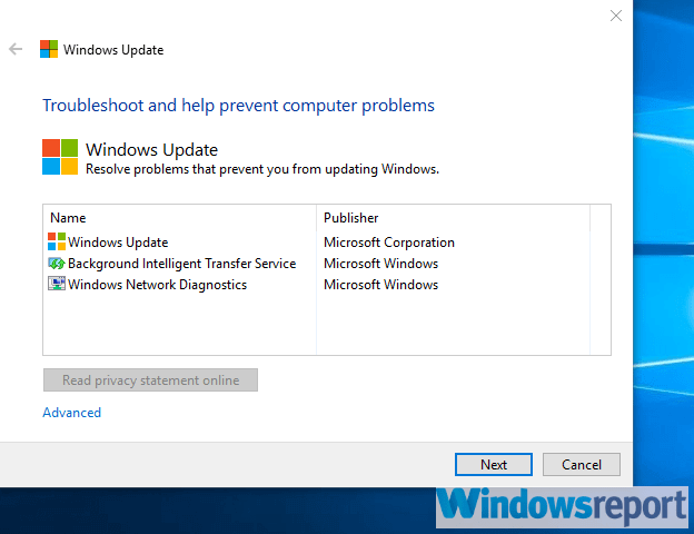 błąd narzędzia do rozwiązywania problemów z aktualizacją systemu Windows 10 0x803c0103