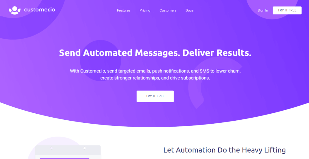 Customer.io - e-mailowa kampania kroplowa