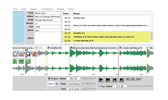 Oprogramowanie SlowGold spowalnia muzykę