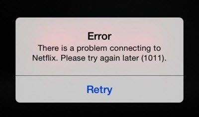 Wystąpił problem z połączeniem z Netflix