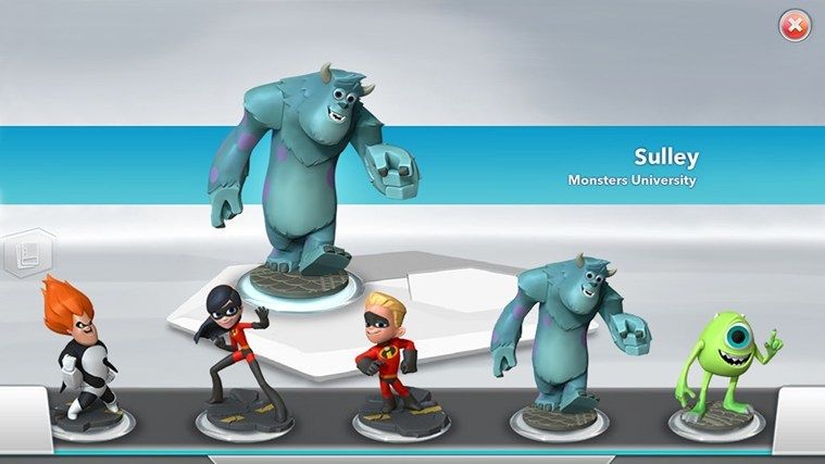 Windows Box z zabawkami Disney Infinity 8